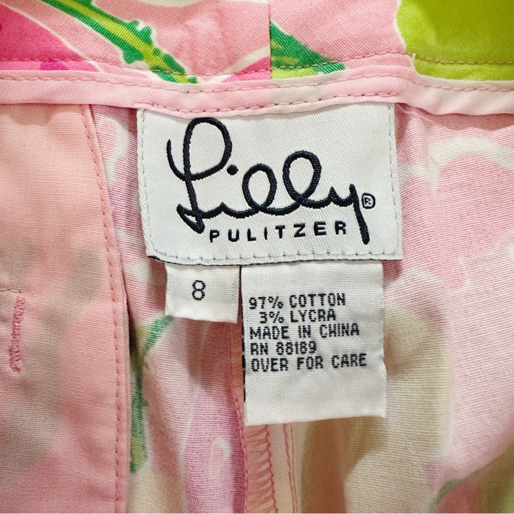 Lilly Pulitzer Shoo Fly Floral Capri Pants - Picture 4 of 4